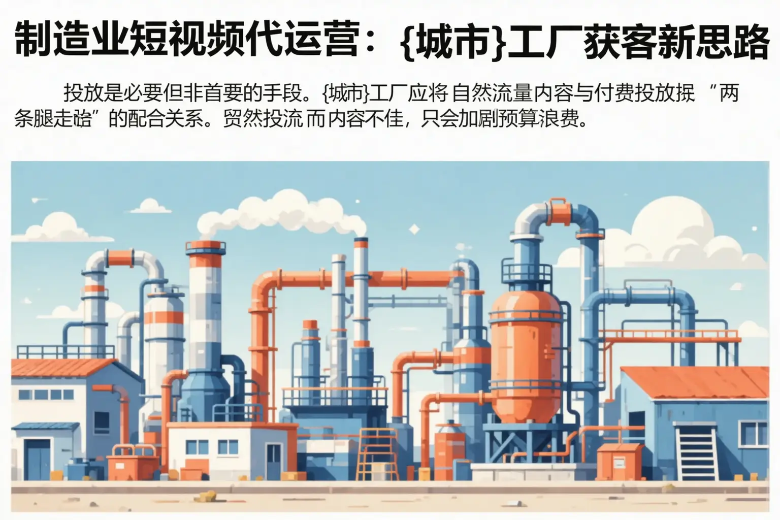 制造业短视频代运营：萍乡工厂获客新思路