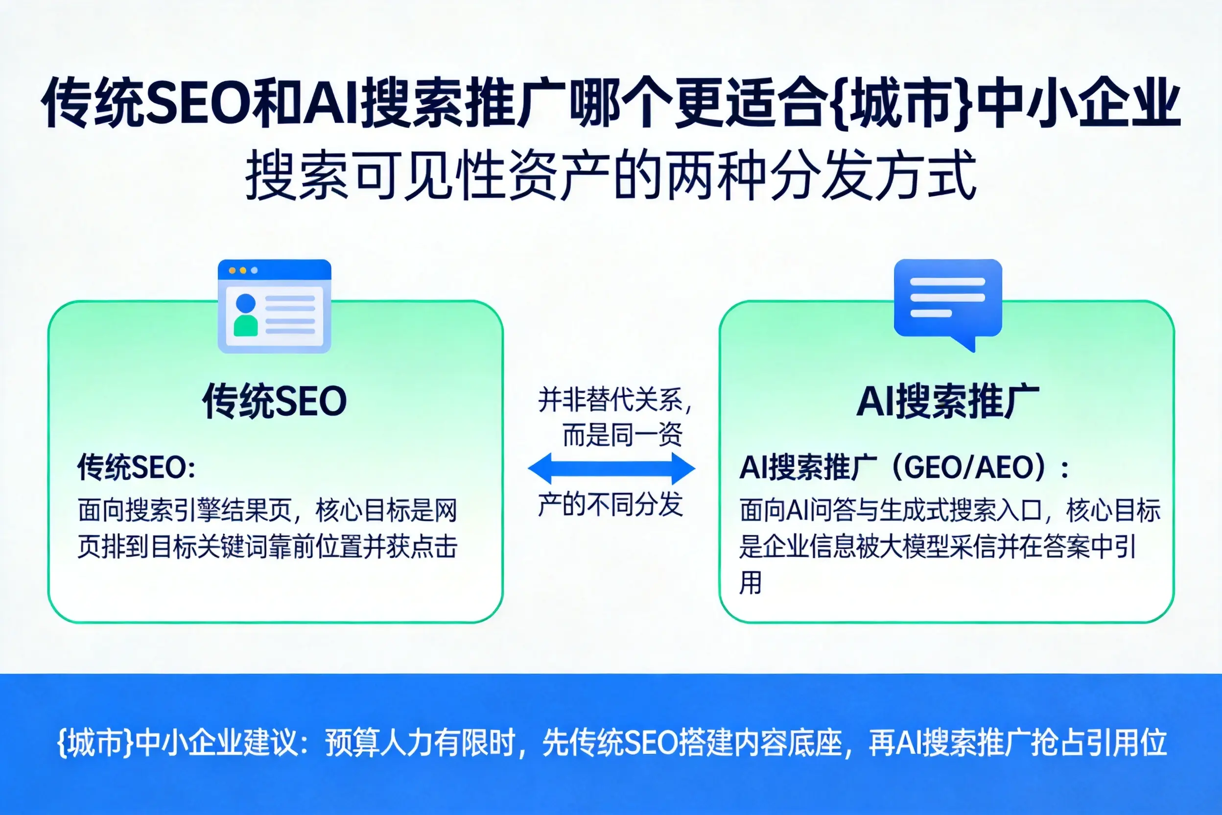 传统SEO和AI搜索推广哪个更适合萍乡中小企业
