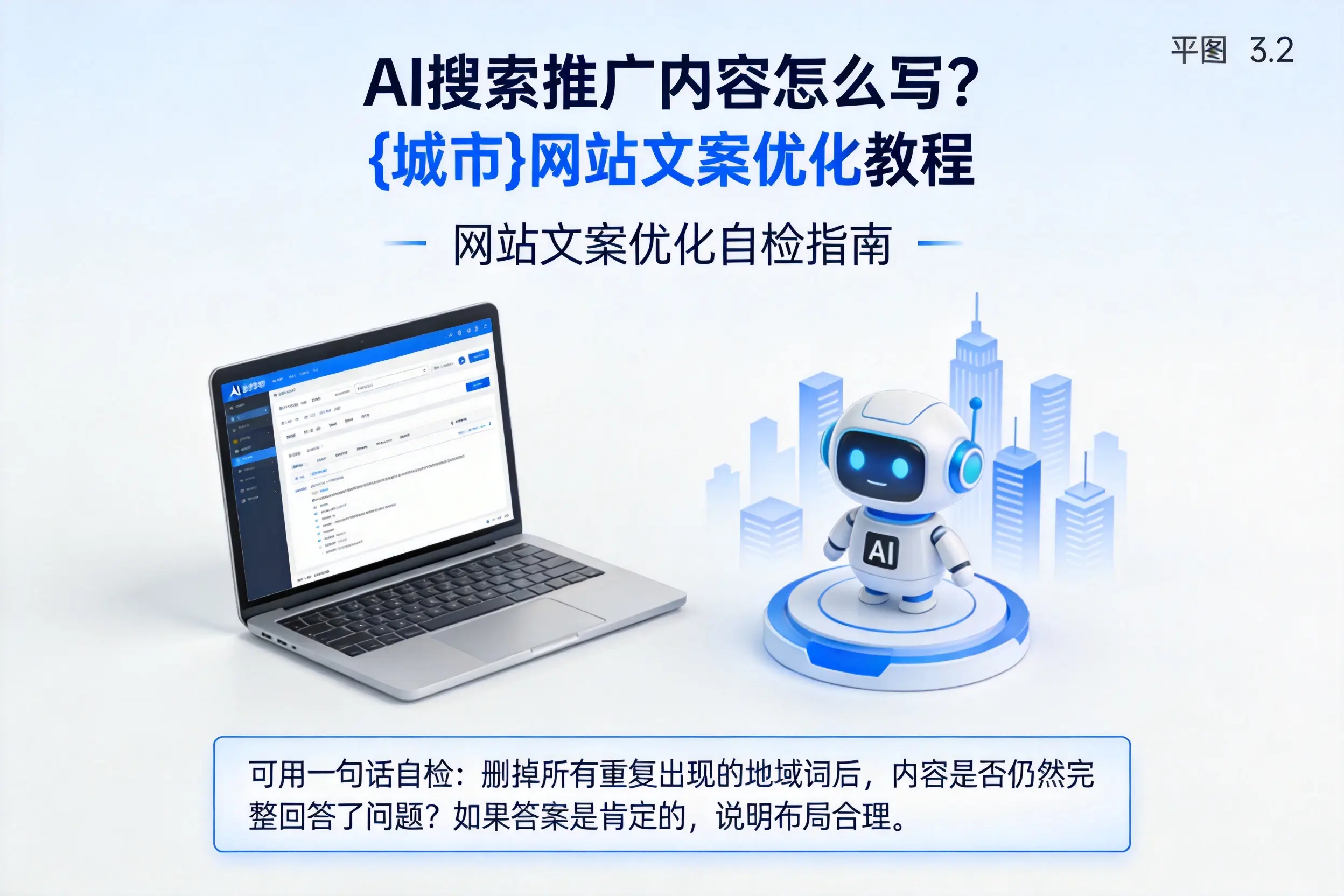 AI搜索推广内容怎么写?萍乡网站文案优化教程