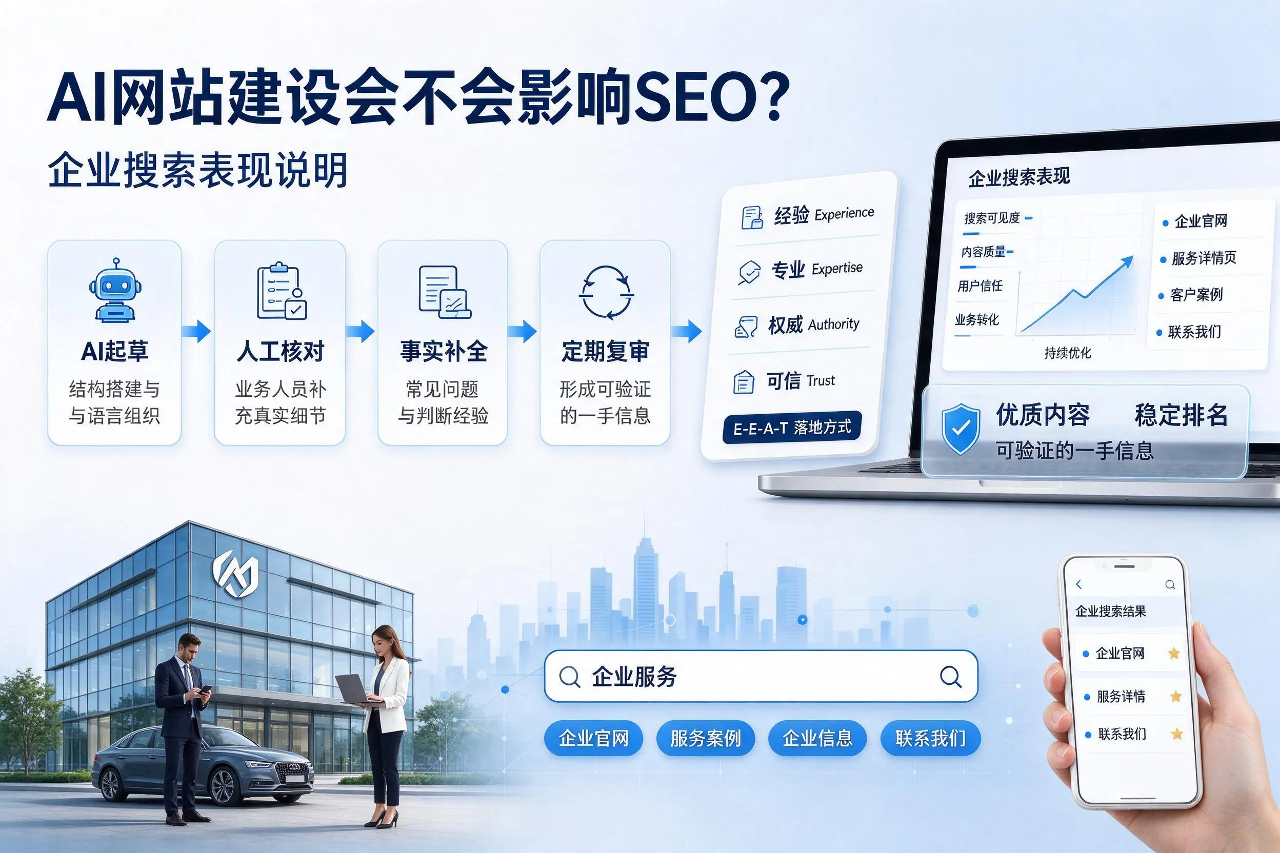 AI网站建设会不会影响SEO？萍乡企业搜索表现说明
